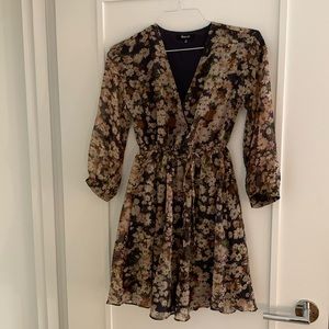 Floral long sleeve dress